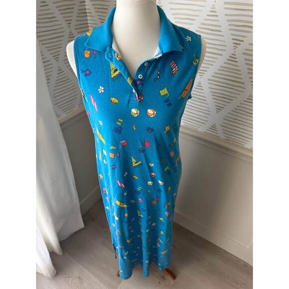 Bechamel Women’s Small Vintage Novelty Print Coastal Grandma Beachcore - Picture 2 of 6